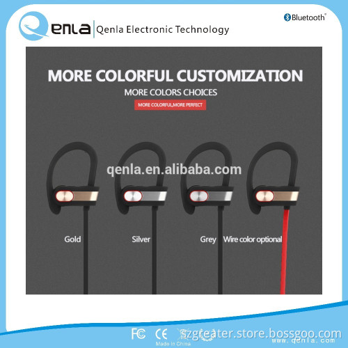 2016 wireless bluetooth earphone Bluetooth headphones with microphone behind the neck bluetooth headphones
